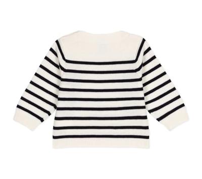 Gebreide trui PETIT BATEAU blauw, gestreept Gebreide trui PETIT BATEAU blauw, gestreept