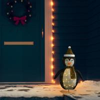 VidaXL Kerstpinguïn decoratief led 60 cm luxe stof - thumbnail