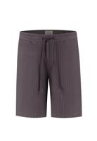 Dstrezzed Logan Waffle Sweatshort 515630 Korte Broeken 463 Purple Grey - thumbnail