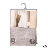 Gordijn Gift Decor Grijs 140 x 260 cm (6 Stuks) - thumbnail