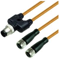 Pepperl+Fuchs 287646 Sensor/actuator verdeler en adapter Aantal polen (sensoren): 4, 4 0.3 m 1 stuk(s) - thumbnail