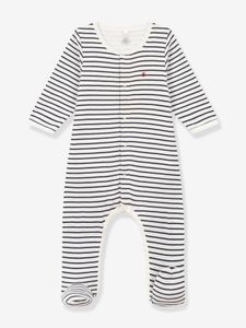 Bodyjama PETIT BATEAU wit, bedrukt