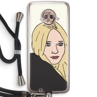 Ashley: Motorola Moto G6 Transparant Hoesje met koord