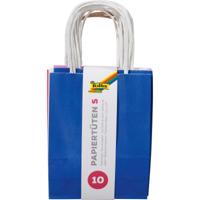 Folia papieren kraft zak, 110-125 g/m², geassorteerde kleuren, pak van 10 stuks