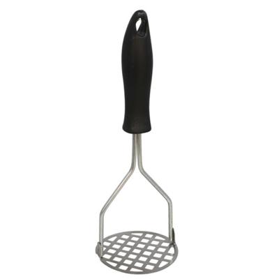 Aardappelstamper/pureestamper - kunststof/metaal - keuken gerei - 23 cm