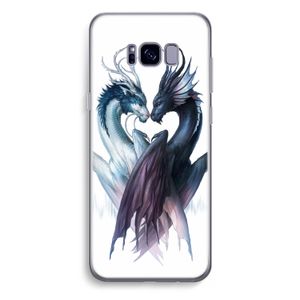 Yin Yang Dragons: Samsung Galaxy S8 Plus Transparant Hoesje