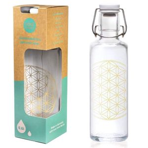 Soulbottle Waterfles Flower of Life (600 ml)