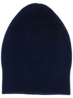 Brunello Cucinelli bonnet en maille fine - Bleu Brunello Cucinelli bonnet en maille fine - Bleu