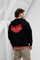 Jorcustom Lovelockdown Zipped Hoodie Heren Zwart - Maat XL - Kleur: Zwart | Soccerfanshop