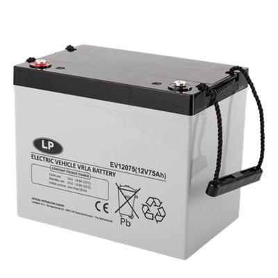Merkloos losse 12v accu 75a