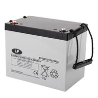 Merkloos losse 12v accu 75a