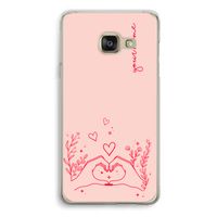 Love is in the air: Samsung A3 (2017) Transparant Hoesje