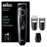 Braun Baardtrimmer Series 3 BT3421, Trimmer Voor Heren met 50 minuten Gebruiksduur - thumbnail