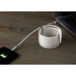 Renkforce USB-kabel USB 2.0 USB-C stekker, Apple Lightning stekker 2.00 m Wit TO-6897015