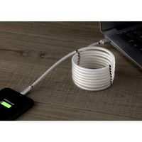 Renkforce USB-kabel USB 2.0 USB-C stekker, Apple Lightning stekker 2.00 m Wit TO-6897015 - thumbnail