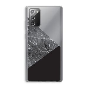 Combinatie marmer: Samsung Galaxy Note 20 / Note 20 5G Transparant Hoesje