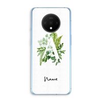 Green Brush: OnePlus 7T Transparant Hoesje