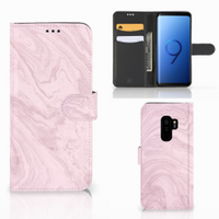 Samsung Galaxy S9 Plus Bookcase Marble Pink - Origineel Cadeau Vriendin