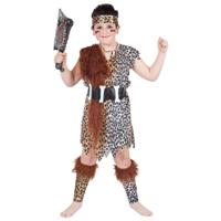 Holbewoner pre-history thema kostuum - voor kinderen - verkleedkleding carnaval