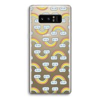Regenboog: Samsung Galaxy Note 8 Transparant Hoesje