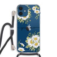 Daisies: iPhone 12 Transparant Hoesje met koord