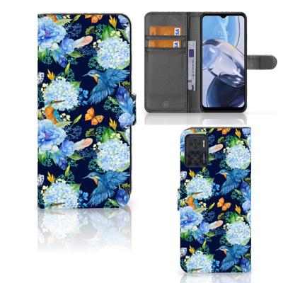 Telefoonhoesje | Met pasjeshouder | voor Motorola Moto E22 | E22i IJsvogel