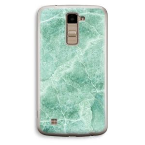 Groen marmer: LG K10 (2016) Transparant Hoesje