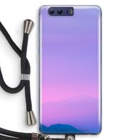 Sunset pastel: Honor 9 Transparant Hoesje met koord