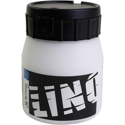 Creativ Company Linoleum verf, wit, 250 ml/ 1 doosje
