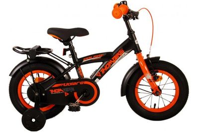 Volare thombike kinderfiets - jongens - 12 inch - zwart oranje