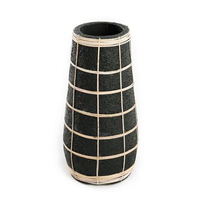 De Cutie Vaas - Zwart Naturel Large