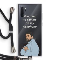 Hotline bling: Samsung Galaxy Note 10 Plus Transparant Hoesje met koord