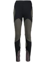 HELIOT EMIL legging bicolore à logo imprimé - Noir