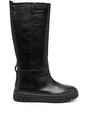 Geox bottes Isotte en cuir - Noir