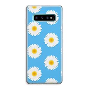 Margrietjes: Samsung Galaxy S10 Plus Transparant Hoesje