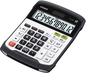 Casio WD-320MT Bureaurekenmachine Zilver-zwart Aantal displayposities: 12 werkt op zonne-energie, werkt op batterijen (b x h x d) 145 x 36 x 195 mm