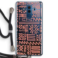 Marrakech Pink: Huawei Mate 10 Pro Transparant Hoesje met koord