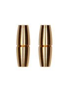 Magnetic Nipple Clamps - Sensual Cylinder - Gold