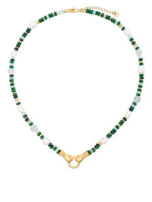Missoma x Harris Reed collier à perles - Vert