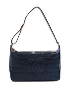 CHANEL Pre-Owned sac porté épaule Choco Bar (2003) - Noir