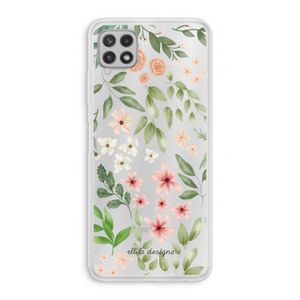 Botanical sweet flower heaven: Samsung Galaxy A22 4G Transparant Hoesje