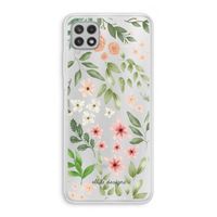 Botanical sweet flower heaven: Samsung Galaxy A22 4G Transparant Hoesje