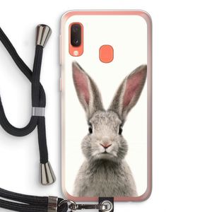 Daisy: Samsung Galaxy A20e Transparant Hoesje met koord