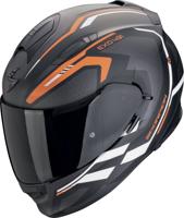 SCORPION EXO-491 Kripta Mat, Integraalhelm, Zwart-Oranje-Wit