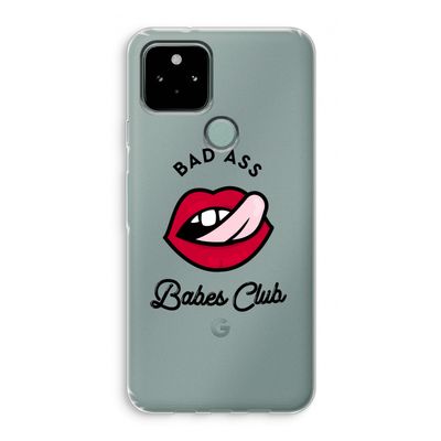 Badass Babes Club: Google Pixel 5 Transparant Hoesje