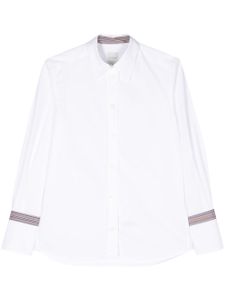 Paul Smith chemise en coton à manches longues - Blanc