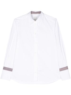Paul Smith chemise en coton à manches longues - Blanc
