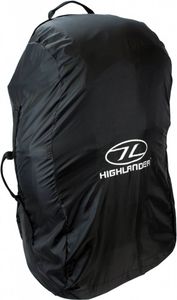 Highlander Combo cover 50-70l flightbag en regenhoes - zwart