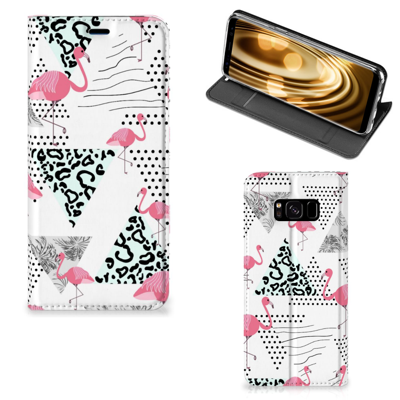 Samsung Galaxy S8 | Hoesje maken | Flamingo Triangle