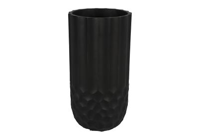 Decostar Countryfield Bloempot hoog rond Jiska XL zwart